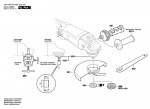 Bosch 0 601 864 873 Gws 24-230 Jbx Angle Grinder 230 V / Eu Spare Parts